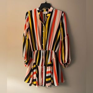 Aura striped dress. Size M.